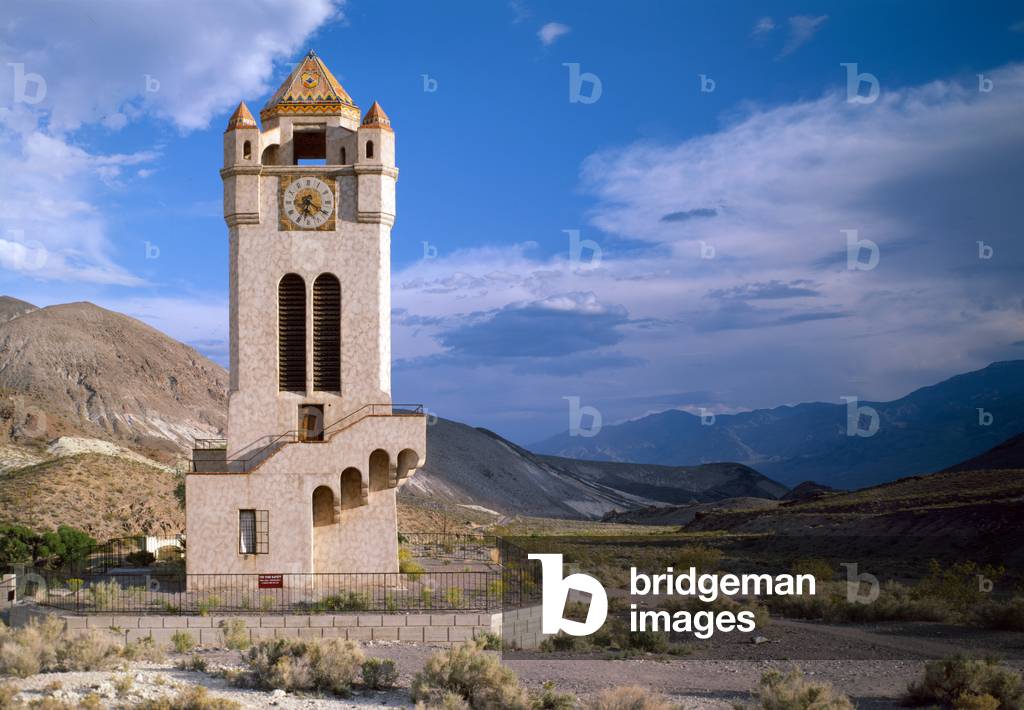 Death Valley Ranch 'Chimes Tower', Death Valley Junction, c. 1928