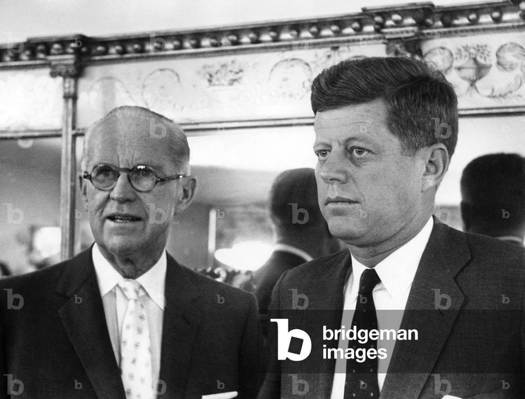 Joseph Kennedy Sr., John F. Kennedy, 1960 (photo)