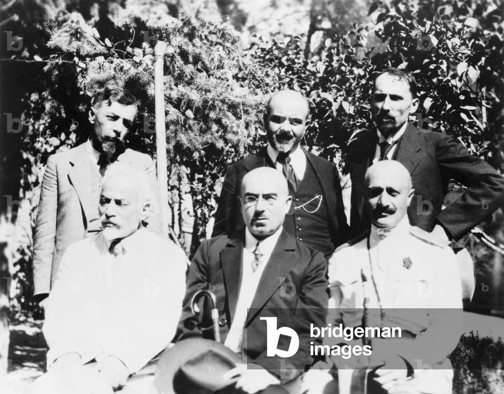 Cabinet of the Armenian Republic at Erivan, Armenia, Oct. 1, 1919. This short lived republic was brought into existence on May 28, 1918 and ended in March 1922, when Armenia joined Georgia and Azerbaijan to form the Transcaucasian Soviet Federated Socialist Republic, and joined the U.S.S.R