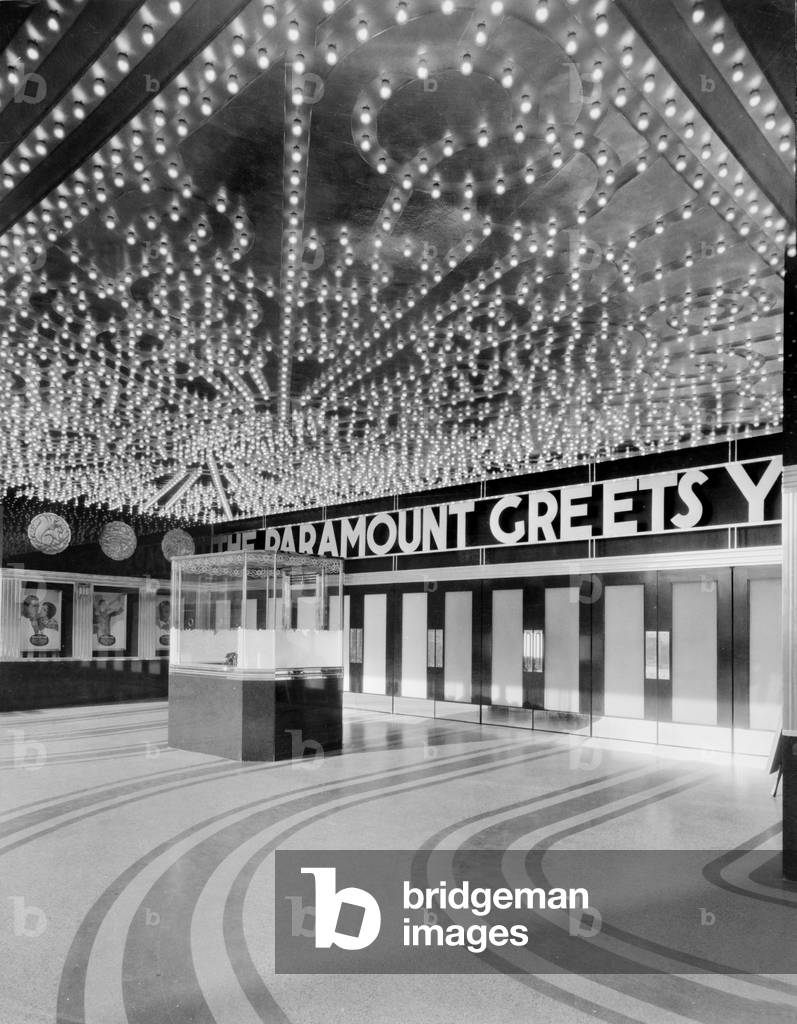 Movie Theaters, The Paramount Theatre, interior, ticket booth, 2025 Broadway, Oakland, California, c.1932