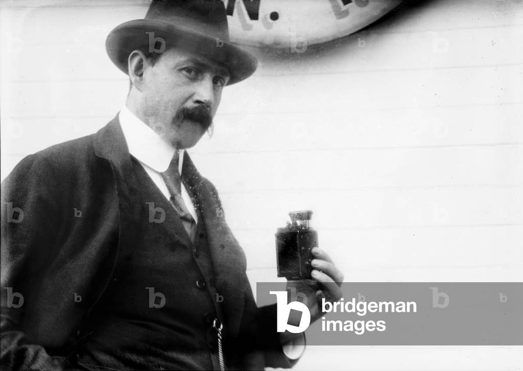 German scientist with a detective camera, c.1910s