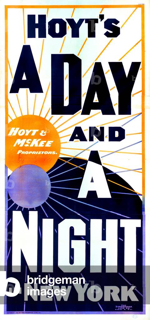 Hoyt's A Day and a Night in New York, c.1898 (poster)