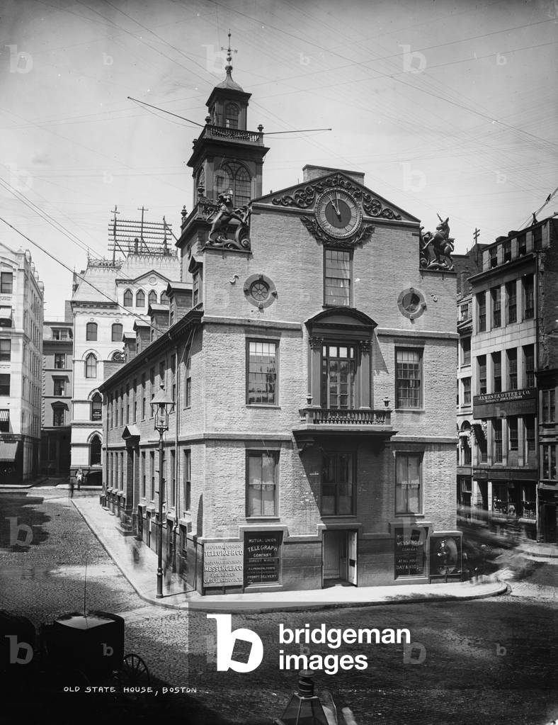The Old State House, Boston, Massachusetts, by William Henry Jackson, c.1900
