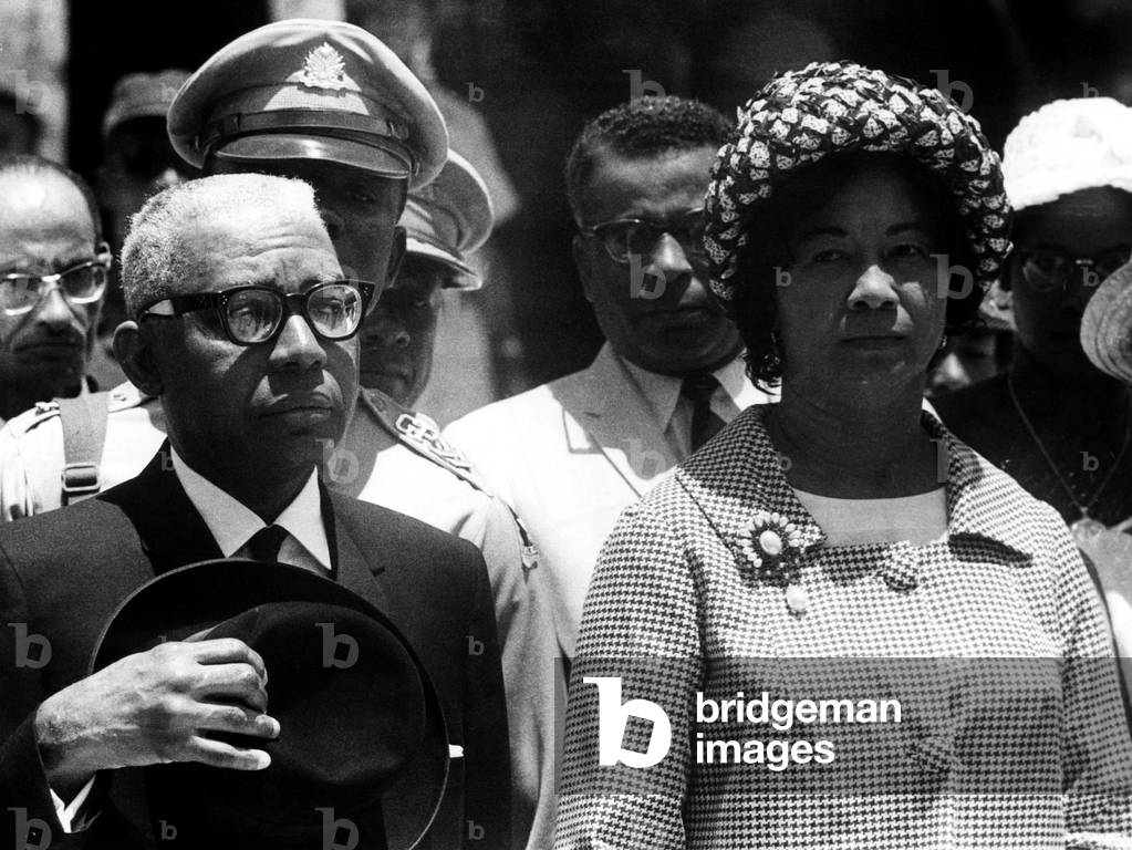 Francoise Duvalier and his wife, 1963