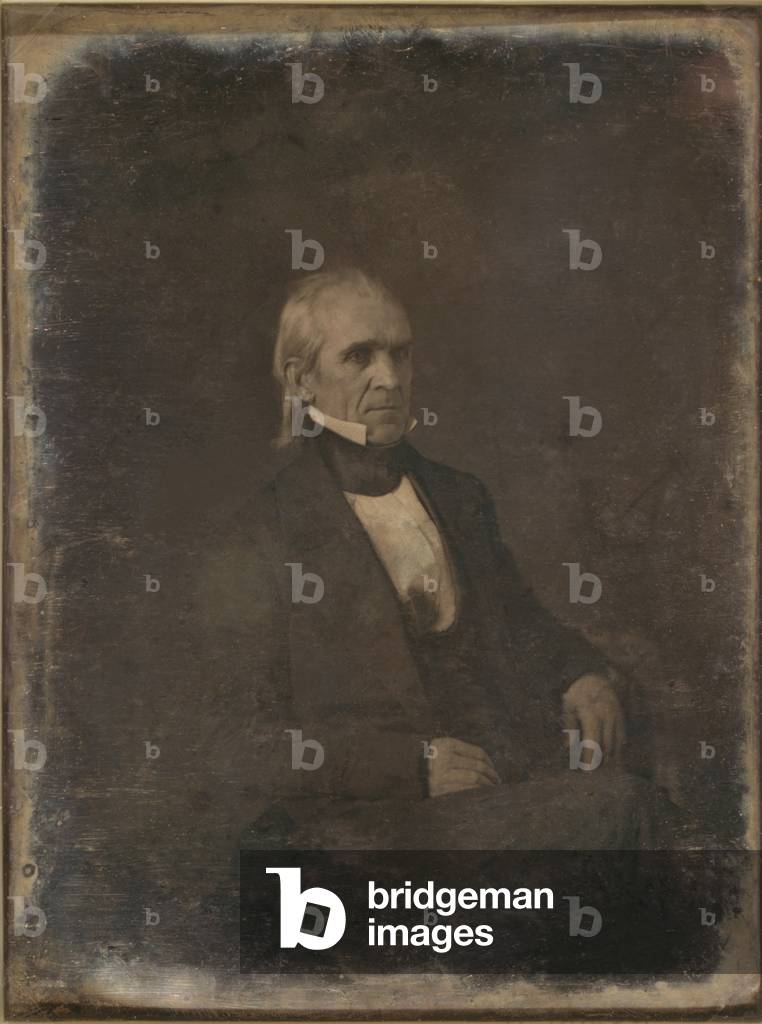 James Knox Polk, (1795-1849), 11th President of the United States. Daguerreotype portrait by Mathew Brady