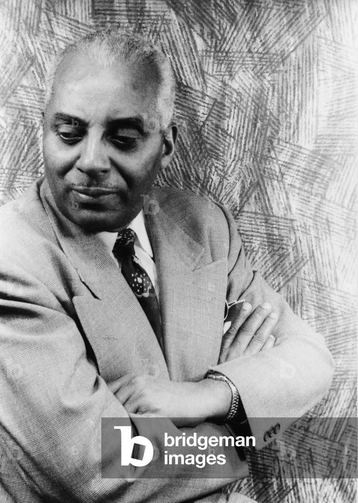 Noble Sissle (1889-1975), American jazz composer, lyricist, bandleader, singer and playwright. With Eubie Blake, he wrote songs for SHUFFLE ALONG, the first hit musical on Broadway written by and about African-Americans. 1951