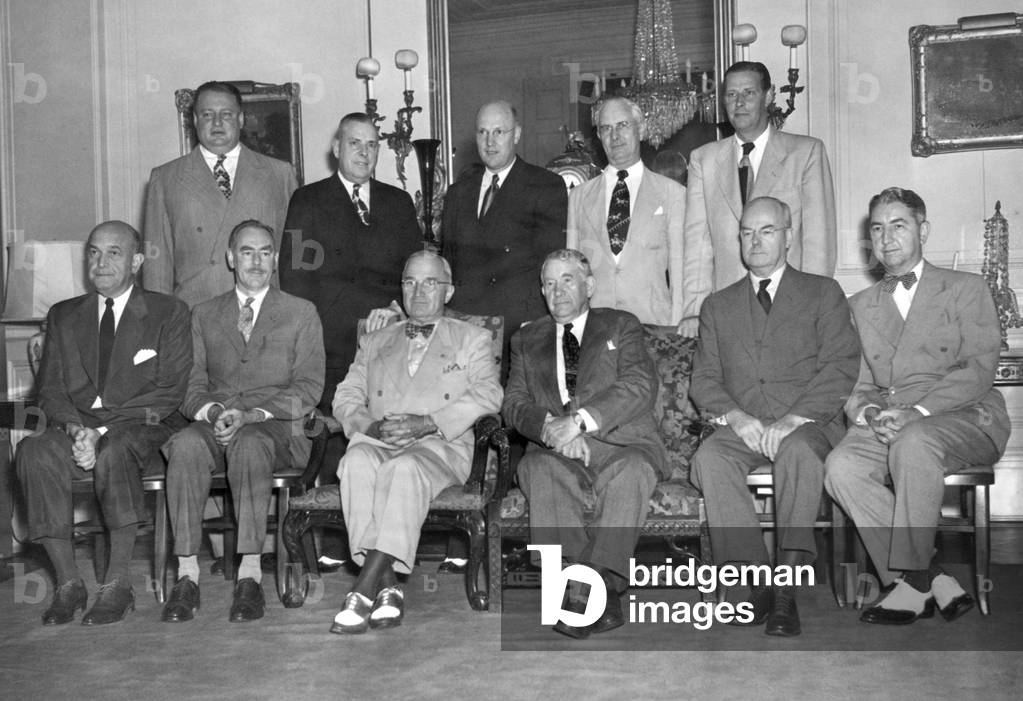 President Truman's second term cabinet on Aug. 15, 1949