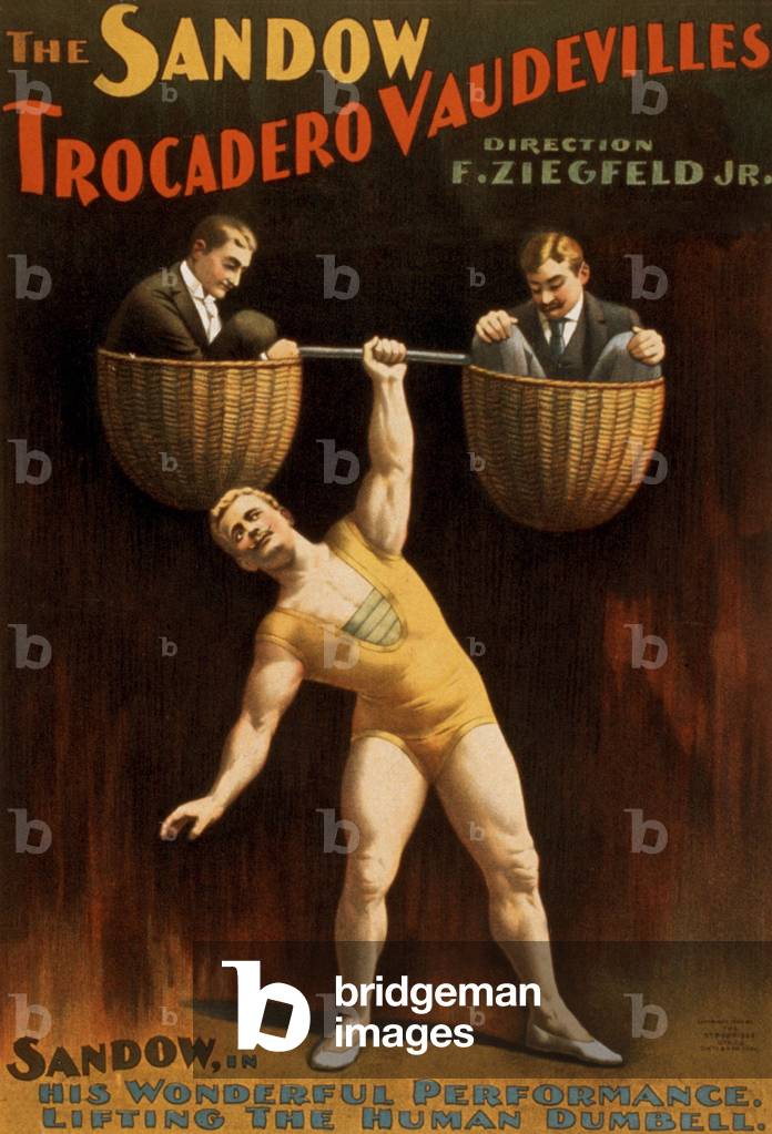 The Sandow Trocadero Vaudevilles, 1894 (poster)