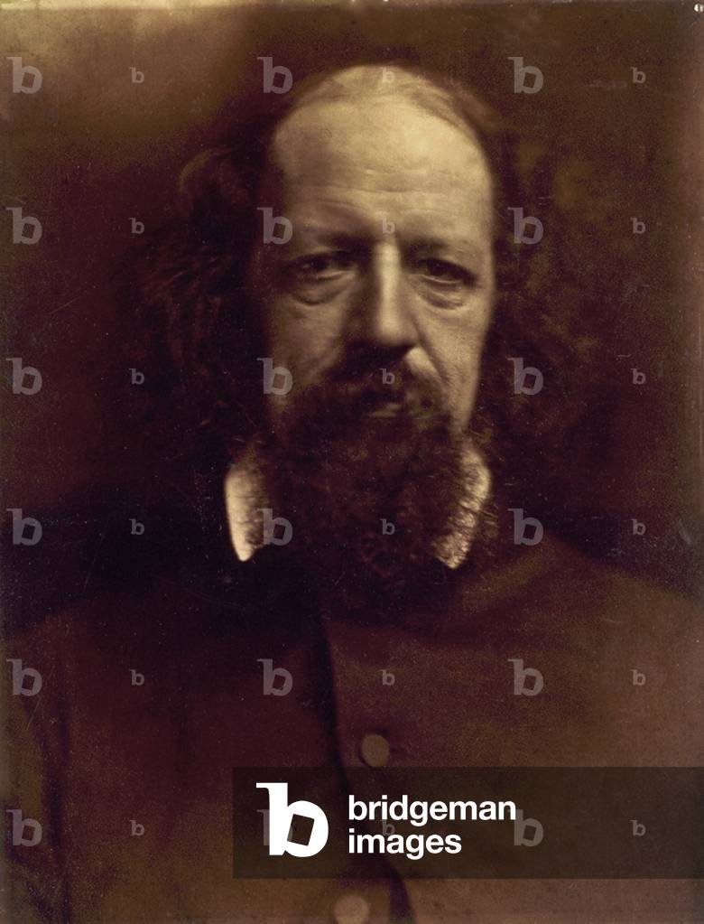 Alfred Tennyson (1809-1892), Poet Laureate of England, in an 1867
