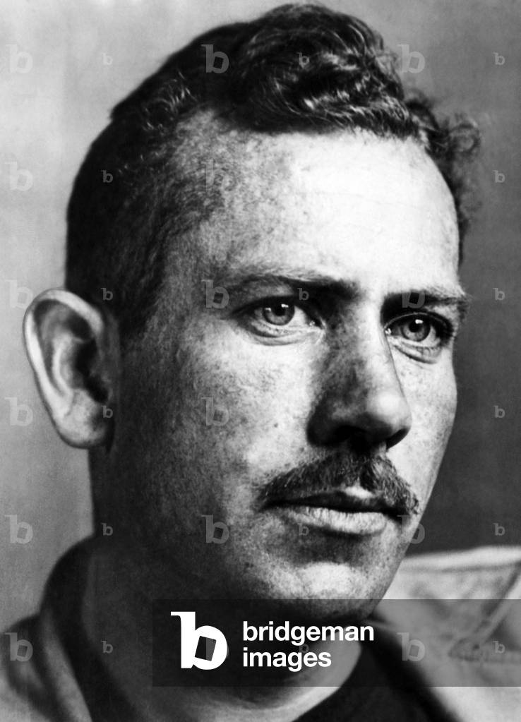 John Steinbeck (1902-1968), American author, c.1940s (photo)