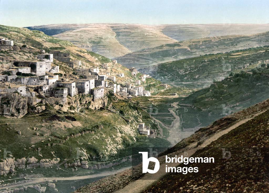 Village of Siloam, Jerusalem, Holy Land, photochrom, c.1890-1900