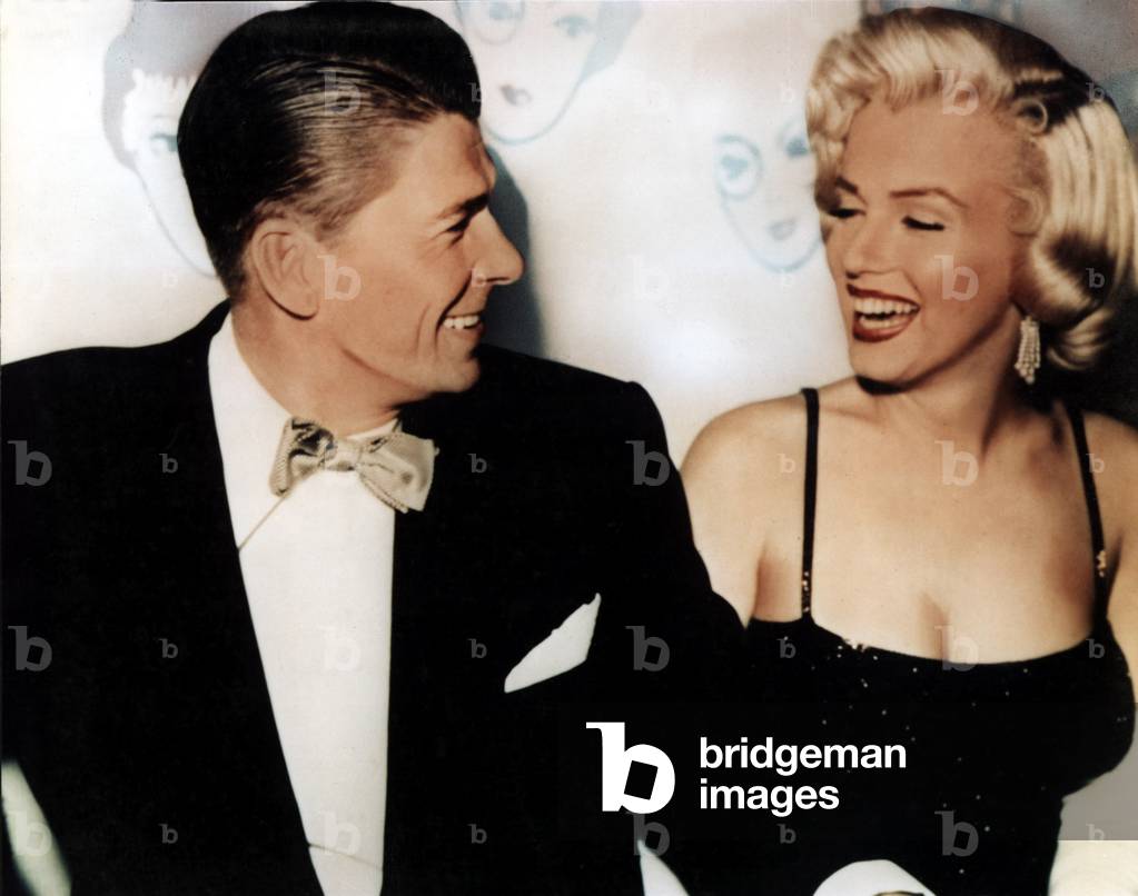 Ronald Reagan, Marilyn Monroe in the 1950s