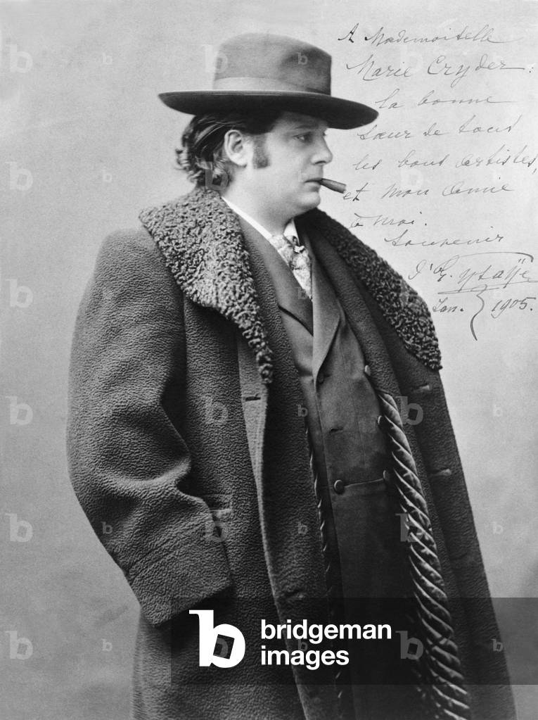 Eugene Ysaye (1858-1931), Belgian violinist, conductor, and composer. 1898