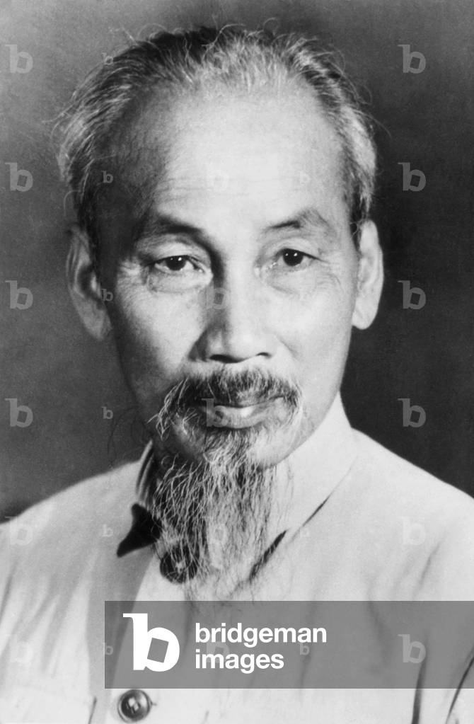 Ho Chi Minh: Ho Chi Minh, Vietnamese Prime Minister and President of the Democratic Republic of Vietnam. Ca. 1960. (BSLOC_2015_14_2)
