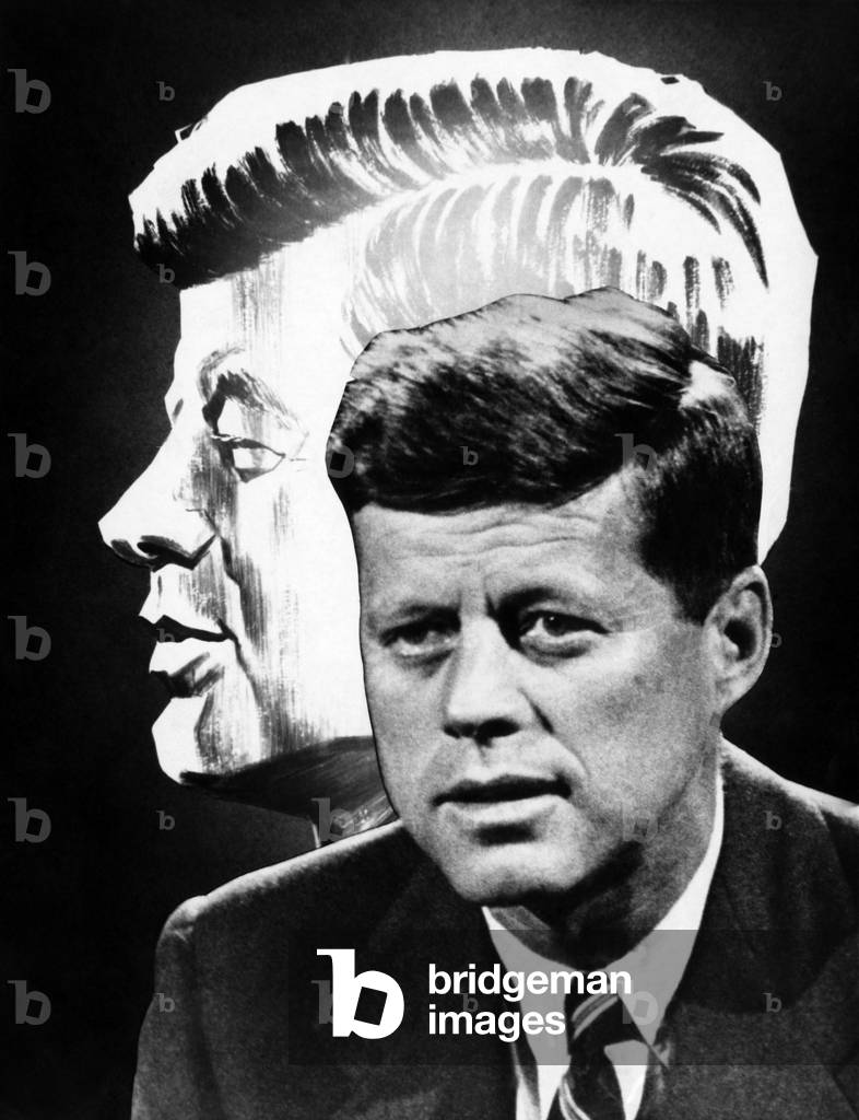 John F. Kennedy, key art for NBC special 'Profiles in Courage', 1964 (photo)
