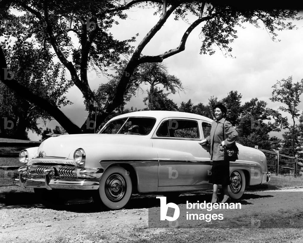 1951 Mercury six-passenger coupe with Ford's new automatic transmission