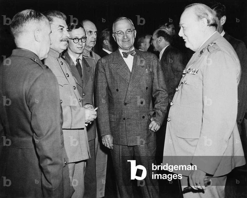 Allied leaders at the Potsdam Conference, July 17- Aug. 2, 1945