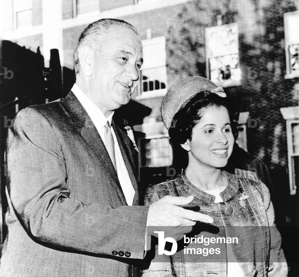 President Johnson chats with Patricia Harris, Professor of Constitutional Law at Howard University. Lyndon Johnson appointed her Ambassador to Luxembourg. She was the U.S.'s first African-American woman in the high diplomatic position. June 4, 1965