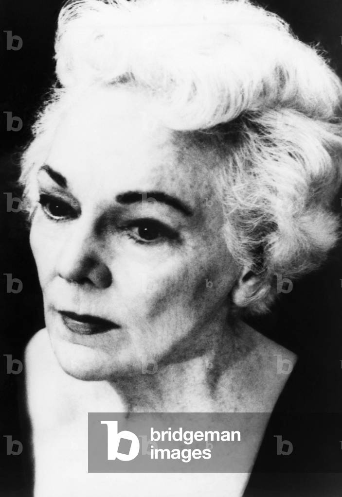 Katherine Anne Porter (1890-1980), American writer, c.1970s