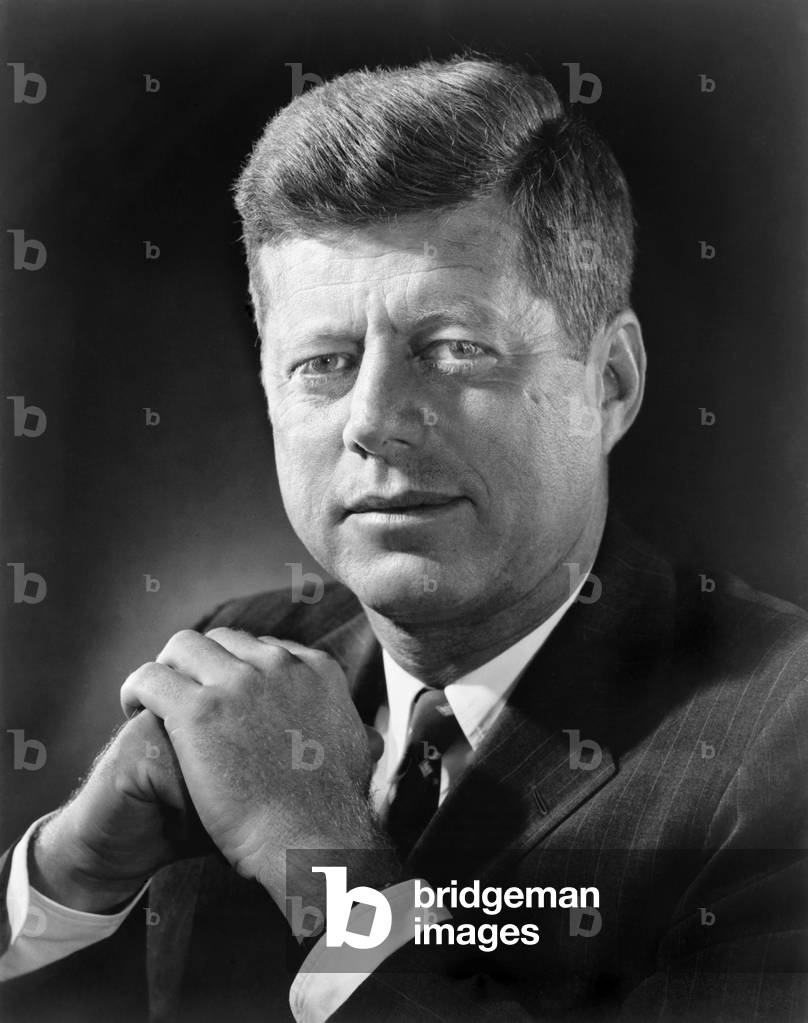 President John F. Kennedy in a 1961 portrait