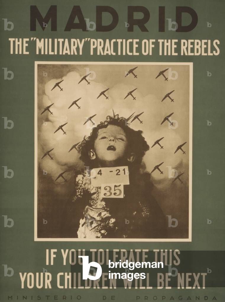MADRID - The ''military'' practice of the rebels - If you tolerate this your children will be next, c.1936-1939 (poster)