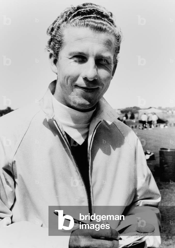 Bob Menne, American professional golfer at the North Shore Country Club, Milwaukee. July 9, 1970. Holding his scorecard, he shot six under par, 66, to take the first round lead of the ,000 greater Milwaukee Open