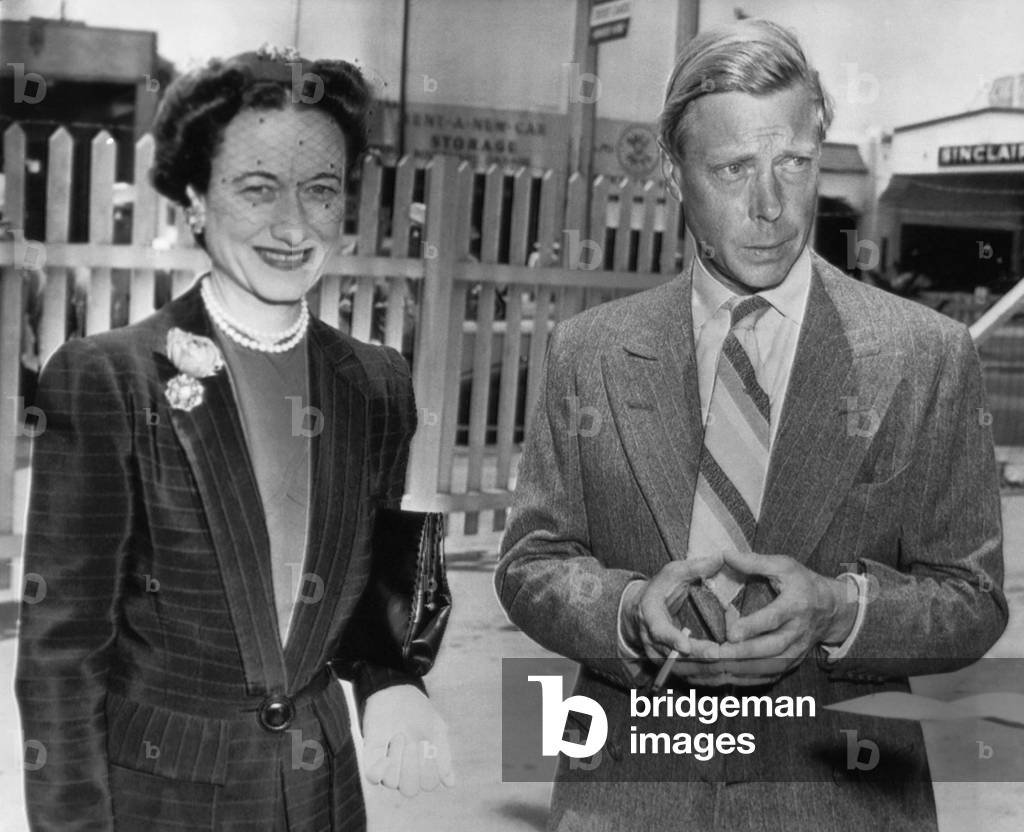 Duchess of Windsor Wallis Simpson and Prince Edward, Duke of Windsor in Miami Florida, 1943