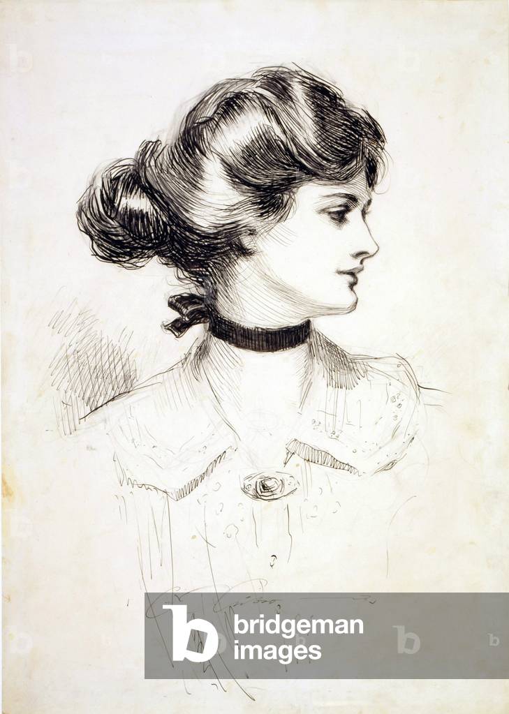 1909 drawing by Charles Dana Gibson (1867-1944), 