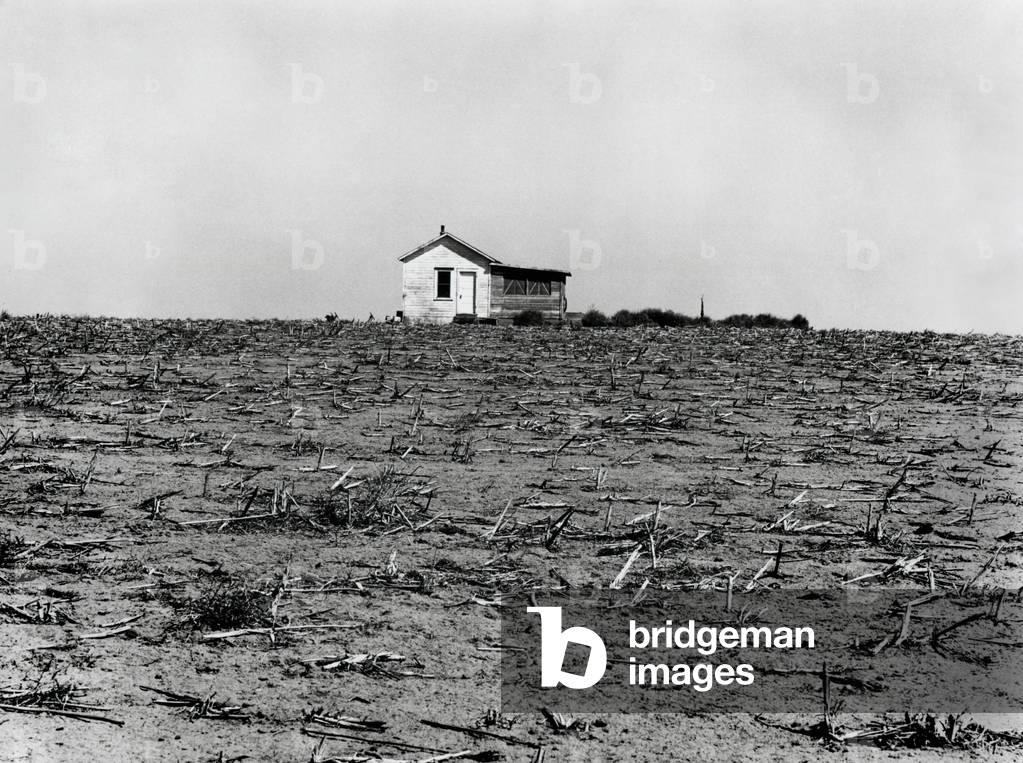 Abandoned house, Haskell, Kansas, April 1941. Photo by Irving Rusinow