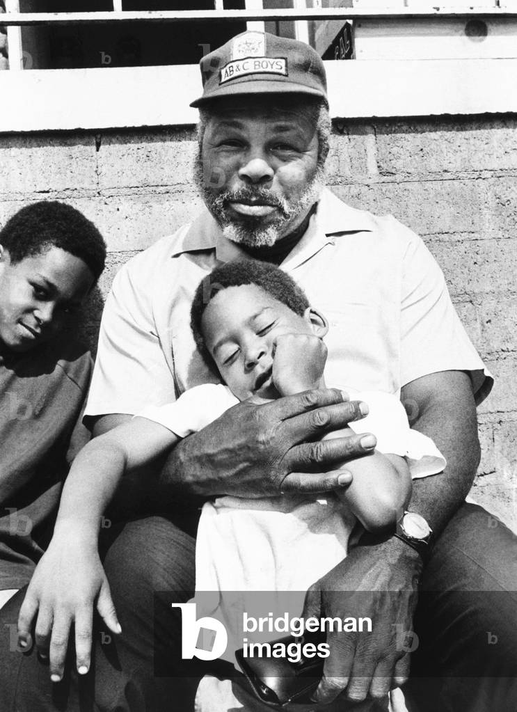 Former middleweight champion Archie Moore at his 'ABC' club in San Diego California. Nov. 20, 1969. Affiliated with the Boy Scouts of America, the club was a 'juvenile delinquency preventative' for boys aged 8 through 15