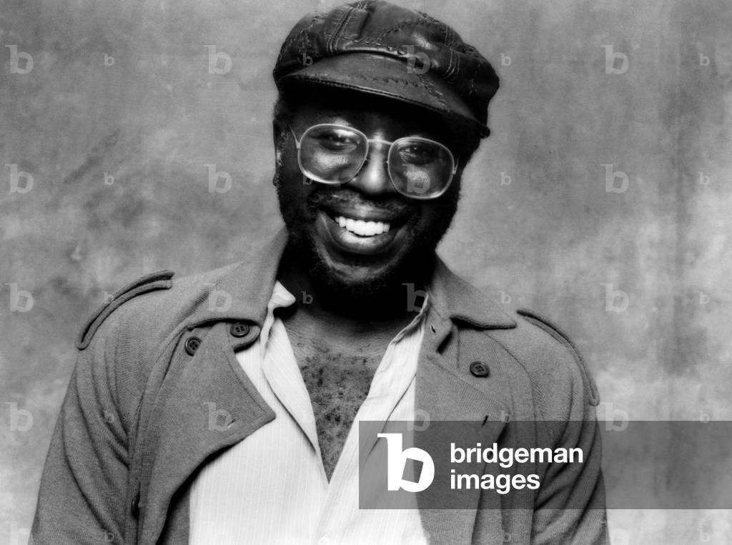 American soul singer Curtis Mayfield, c. 1980.