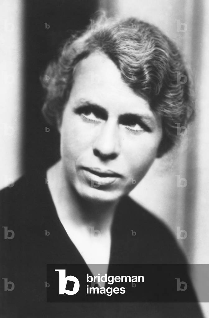 Lois Lenski, award winning author and illustrator of children's book from 1927 into the 1970s. Many Lenski books have become classics of childrens literature. She depicted varied childhood experience in many regions of Americ. Photo c. 1938