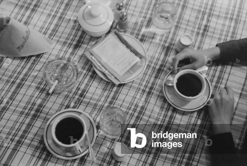 Restaurant still life of coffee and cigarettes. Lufkin, Texas, April 1939