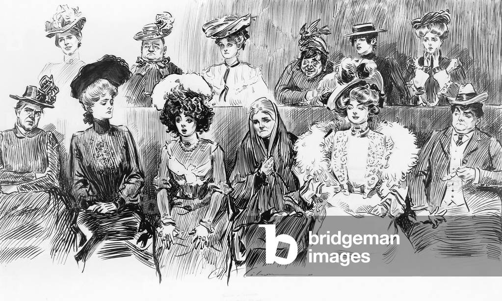 1902 drawing by Charles Dana Gibson (1867-1944), 