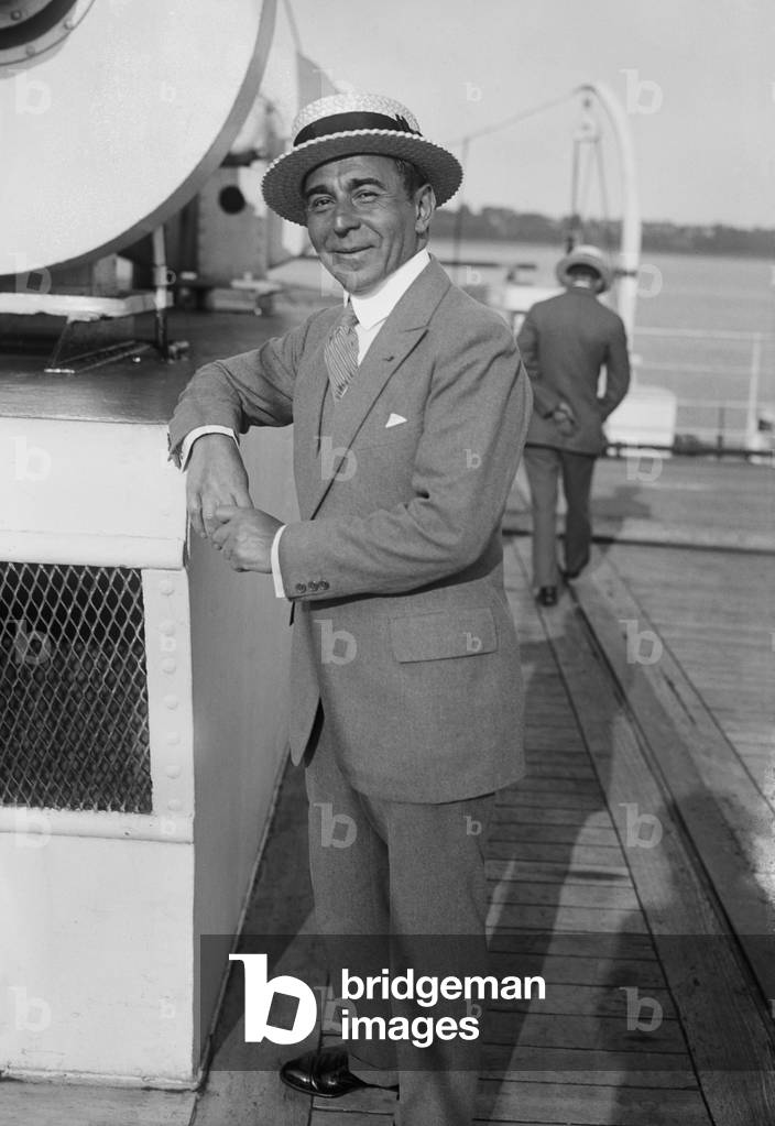 Levi 'Lee' Shubert 1871-1953 was a Polish-born American theatre owner and producer. With his brother Sam he acquired and operated many New York theaters including the Winter Garden and Shubert Theatres. c. 1920