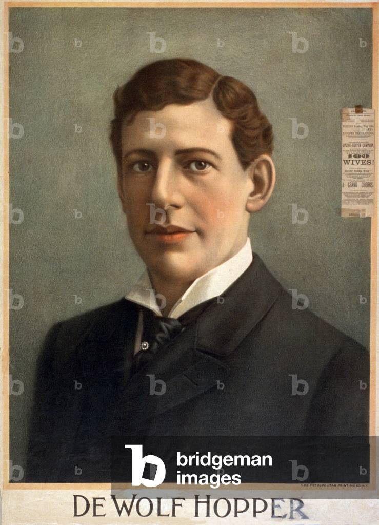 De Wolf Hopper, 1881 (poster)