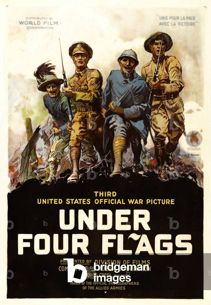 Under Four Flags, Third United States Official War Picture, 1917 (poster)