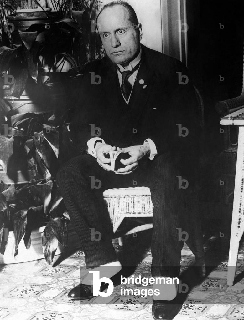 Benito Mussolini (1883-1945), Prime Minister and dictator of Italy from 1922-1943, c.1928