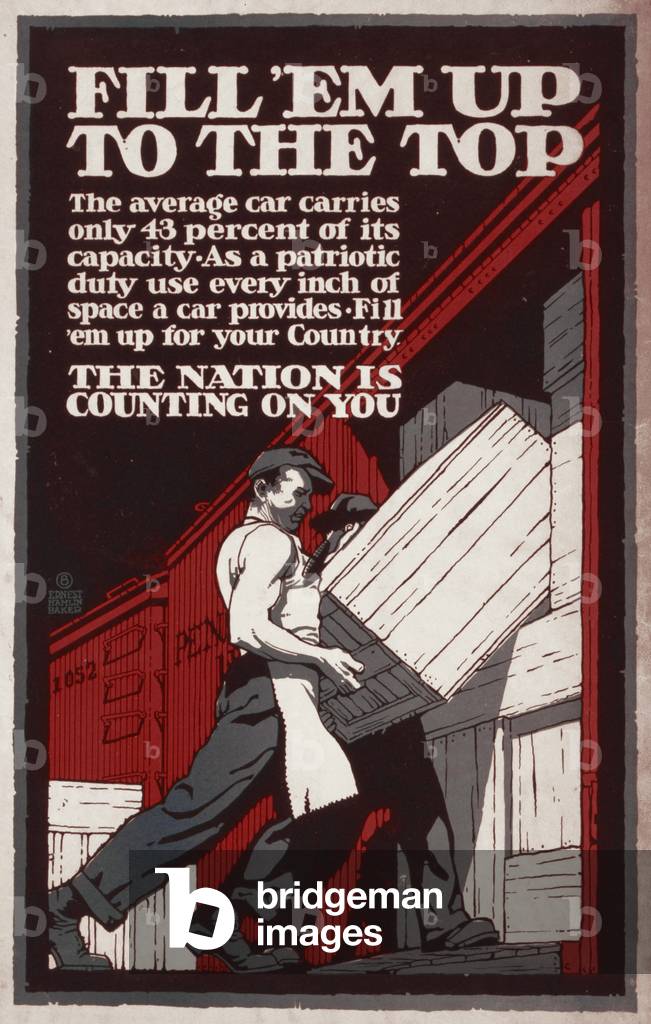 Fill 'em up to the top, the nation is counting on you, 1917 (poster)