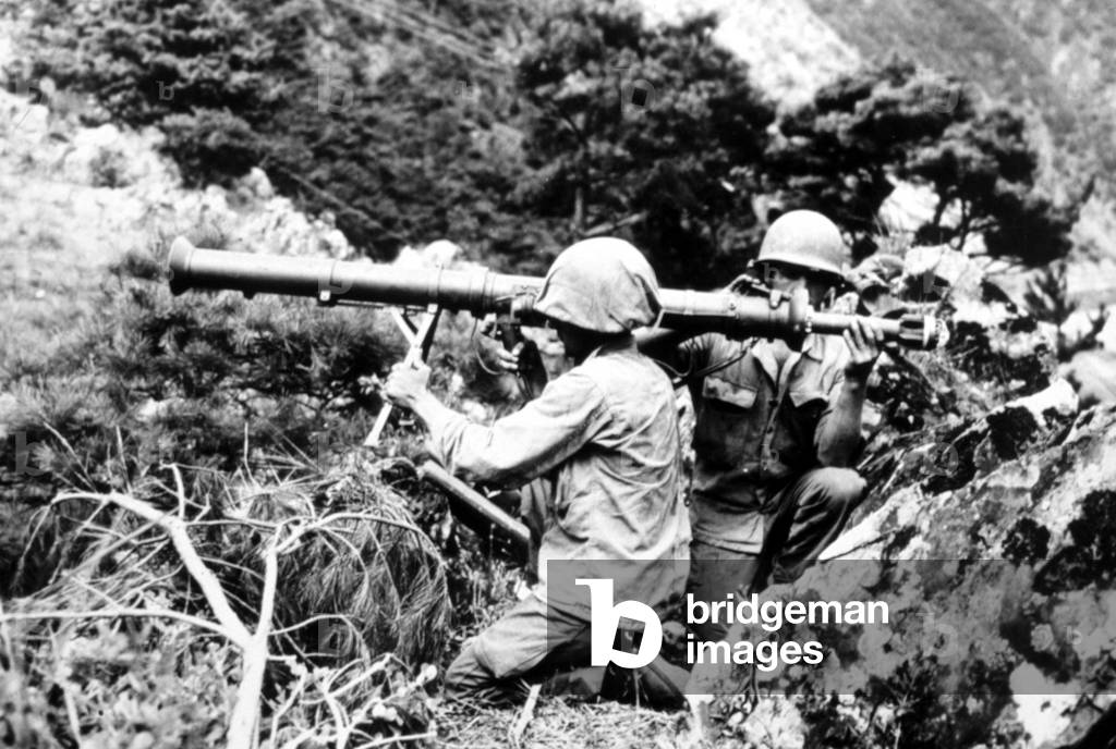 Korean War: U.S. Troops, Korea, 1950.