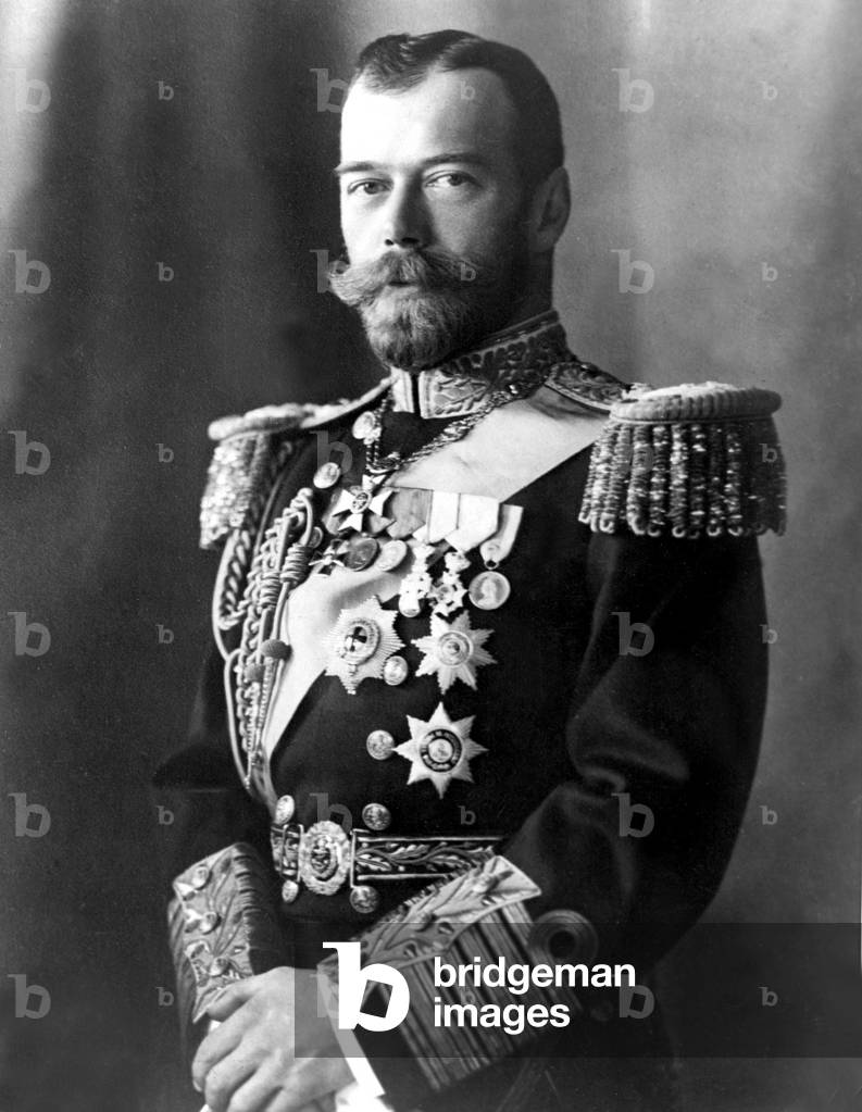 NICHOLAS ROMANOFF, Former Czar of Russia, who was assassinated by the Bolshevik troops during their retreat on Yeksterinburg, June 21, 1918