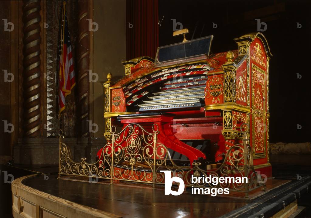 The Alabama Theatre, the organ, Birmingham, Alabama, erected in 1927, photograph c.1990s