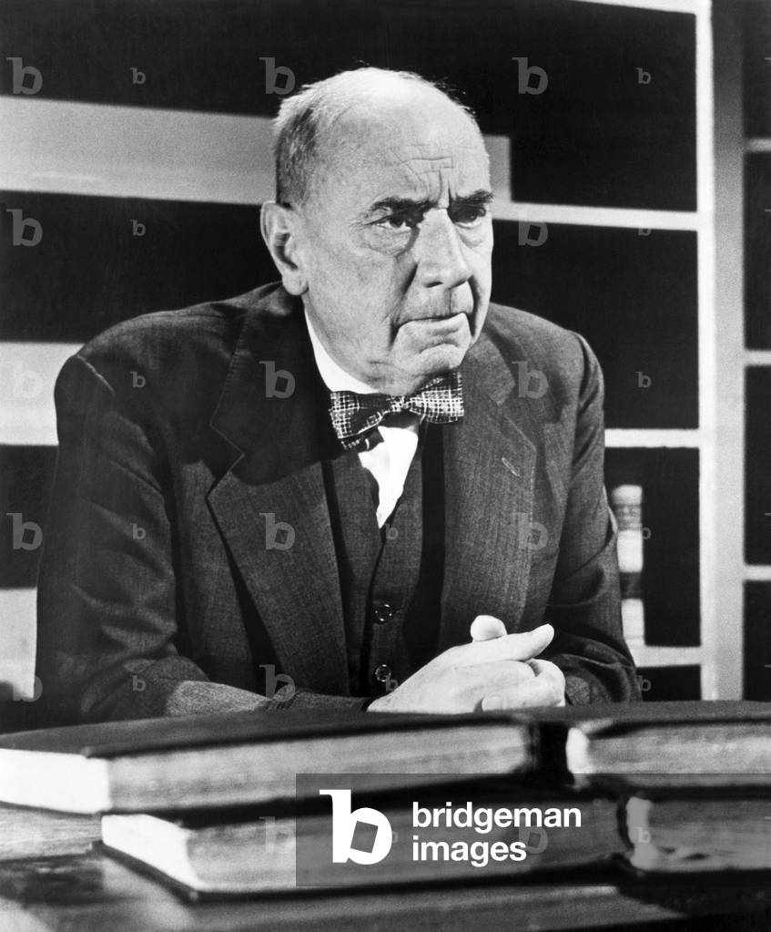 LEONARD BERNSTEIN AND THE NEW YORK PHILHARMONIC, Attorney Joseph Welch as commentator in the segment 'Message for Americans' (aired October 25, 1959), 1959-1960