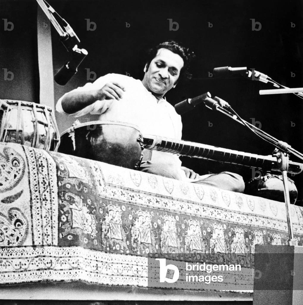 Ravi Shankar, musician, composer, performer and scholar, portrait, 1960s