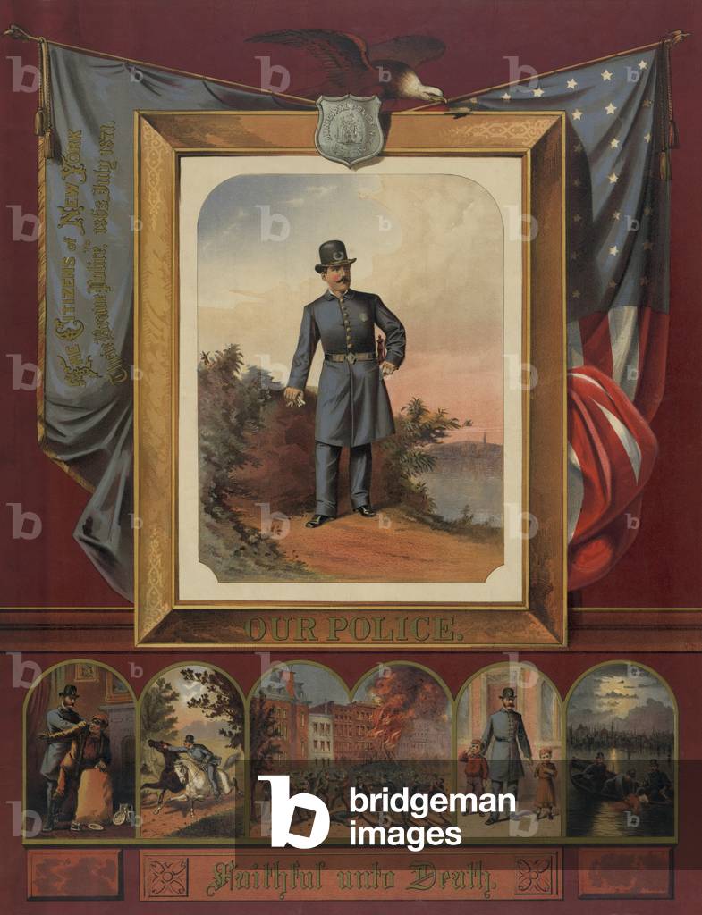 Our police, faithful unto death, 1879 (poster)