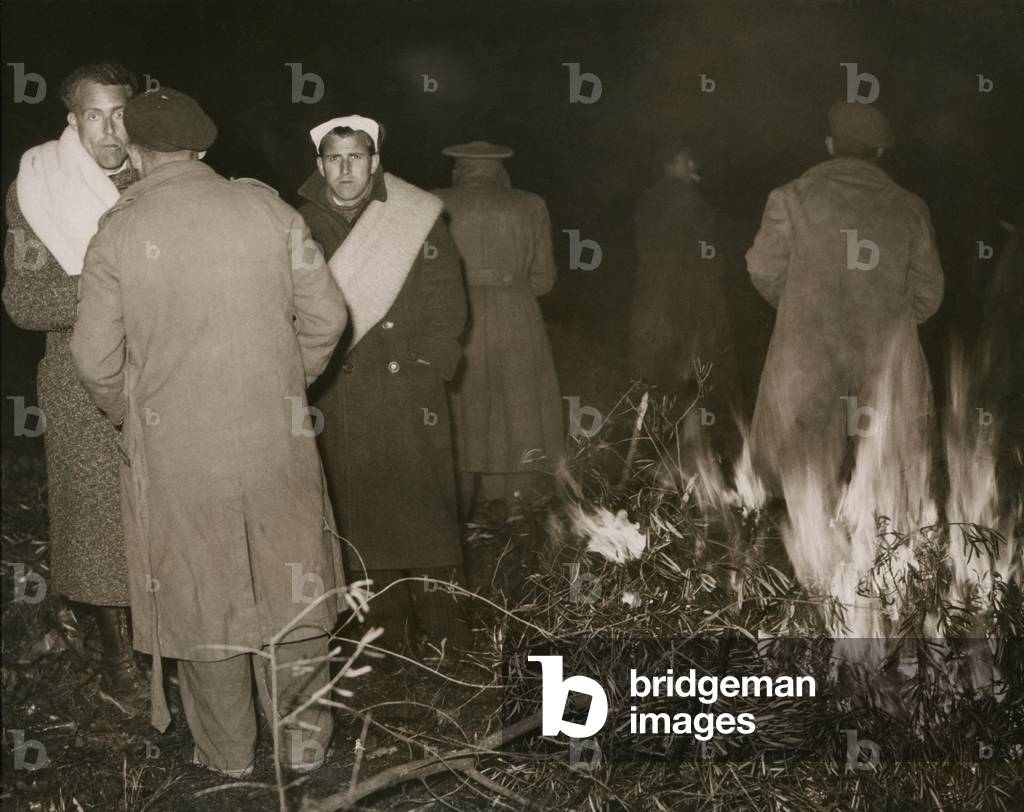 Exiled Defeated Republican Soldiers Encamped at Boulou, France. Spanish Civil War. Feb. 7, 1939. (Bsloc_2014_7_48)