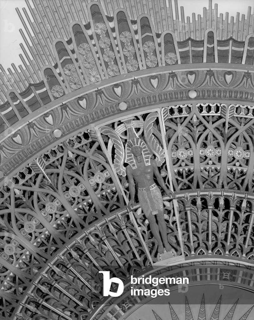 Movie Theaters, The Egyptian Theater, interior detail, 157 Bala Avenue, Bala-Cynwyd, Pennsylvania, c.1994