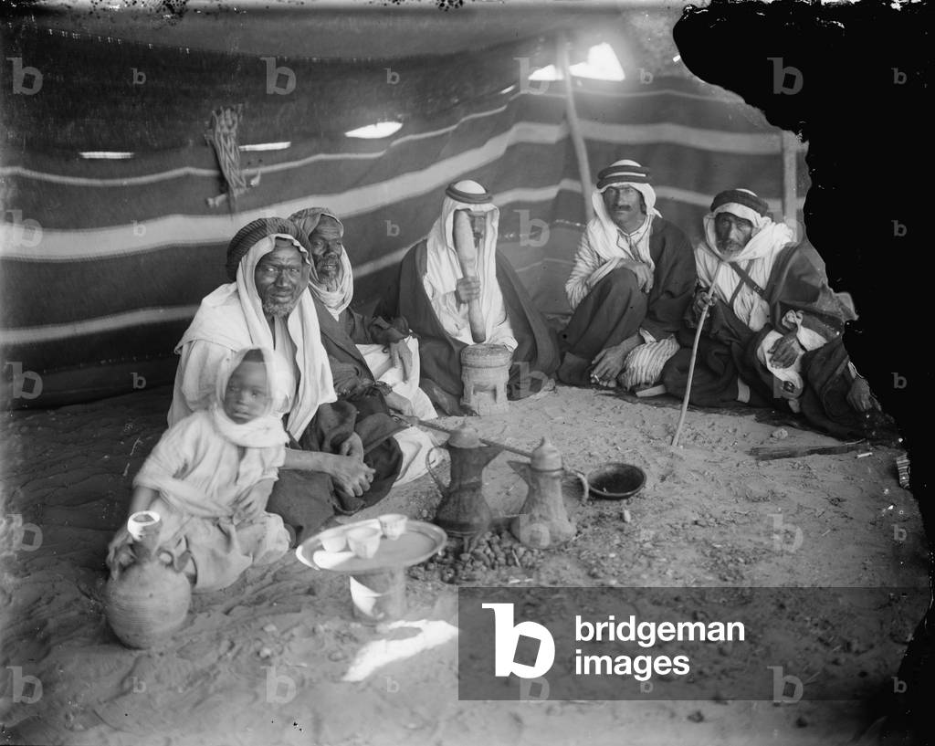 Tent at locust killers camp, in the mideast, photograph, 1898-1946