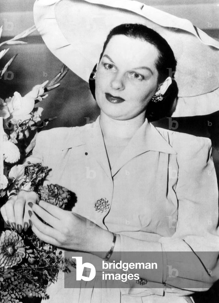 Virginia Hill, girlfriend of gangster Bugsy Siegel, c.1947.