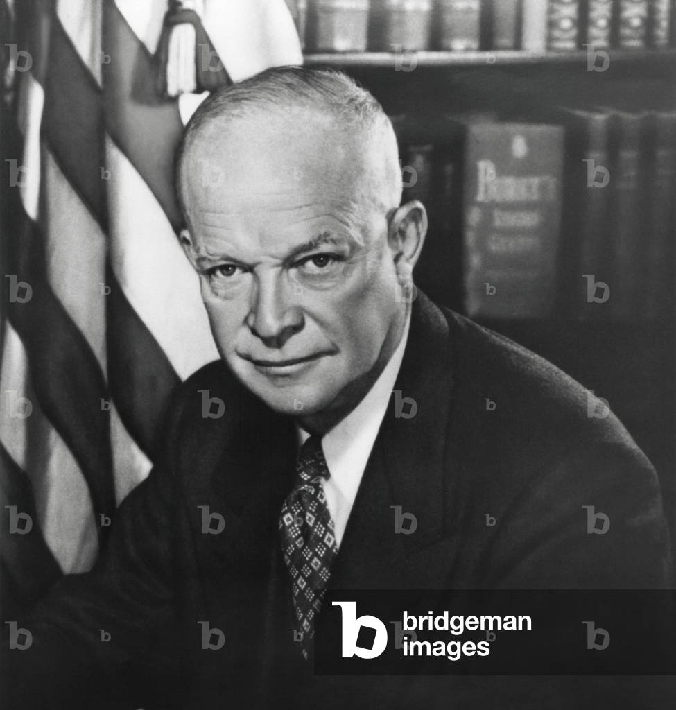 President Dwight Eisenhower. 1953 photo by George Tames.